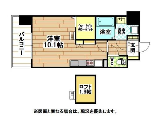 福岡県北九州市小倉南区北方１丁目（マンション）の賃貸物件の間取り