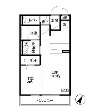 同じ建物の物件間取り写真 - ID:213102341402