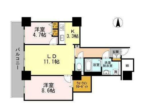 同じ建物の物件間取り写真 - ID:213103066631