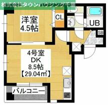 千葉県千葉市中央区中央４丁目（賃貸マンション1DK・3階・29.04㎡） その2