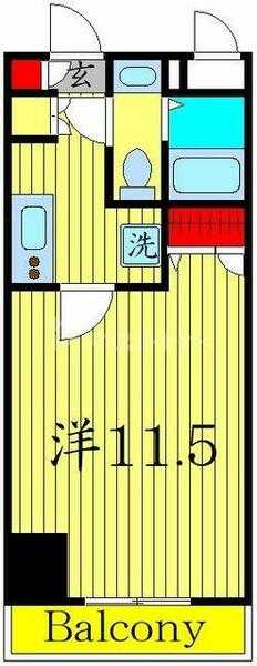 アーバンフラッツ池袋プレミアム 1103｜東京都豊島区西池袋１丁目(賃貸マンション1K・11階・29.10㎡)の写真 その2