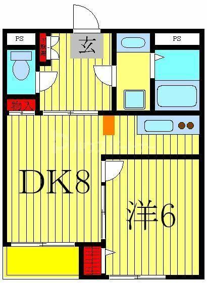 コンフォート 303｜千葉県柏市あけぼの４丁目(賃貸マンション1LDK・3階・36.86㎡)の写真 その2