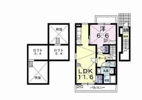 プレアルス 203 ｜ 大阪府豊中市上津島２丁目（賃貸アパート1LDK・2階・46.09㎡） その2