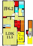 柏市南逆井４丁目 2階建 新築のイメージ