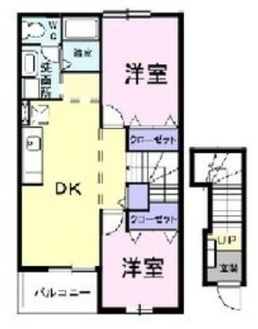 プリマベーラ 202｜愛知県名古屋市守山区脇田町(賃貸アパート2LDK・2階・51.67㎡)の写真 その2