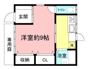 サンハイツ小林 105｜神奈川県相模原市中央区鹿沼台２丁目(賃貸アパート1K・1階・29.74㎡)の写真 その1