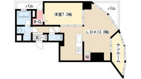 プロシード金山２ 1401 ｜ 愛知県名古屋市中区金山２丁目（賃貸マンション1LDK・14階・56.52㎡） その2