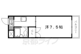 フレーズⅠ 111 ｜ 京都府京都市北区衣笠総門町（賃貸マンション1K・1階・20.90㎡） その2