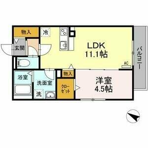 ヴェル　ドミール 402｜岐阜県岐阜市住ノ江町２丁目(賃貸アパート1LDK・4階・40.37㎡)の写真 その2