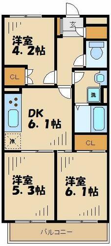 同じ建物の物件間取り写真 - ID:213103774662