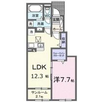 メゾンド　スイッチⅡ 104 ｜ 福岡県糟屋郡須惠町大字上須惠（賃貸アパート1LDK・1階・50.14㎡） その2