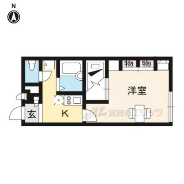 レオパレスさざんか 207｜奈良県大和高田市土庫２丁目(賃貸アパート1K・2階・23.18㎡)の写真 その2