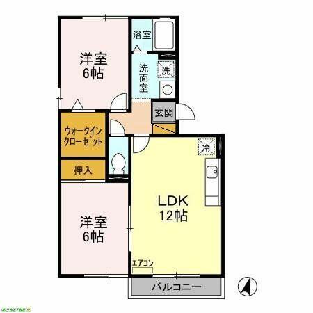 シルヴァンヒルズ 302｜千葉県千葉市中央区都町１丁目(賃貸アパート2LDK・3階・56.00㎡)の写真 その2