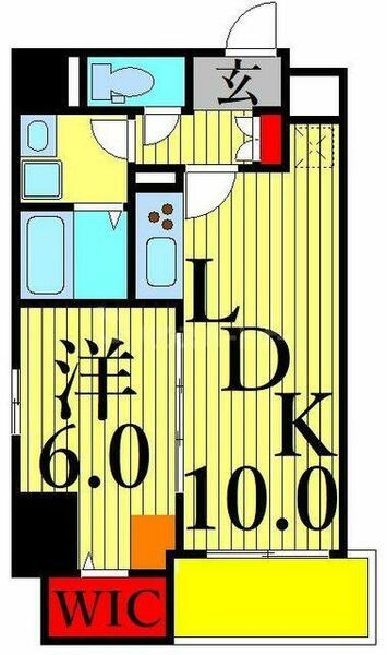 Ｅ．ステージ　新御徒町 303｜東京都台東区元浅草３丁目(賃貸マンション1LDK・3階・40.43㎡)の写真 その2