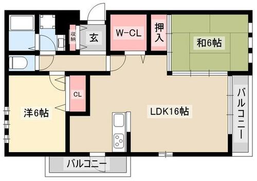 同じ建物の物件間取り写真 - ID:223024294365