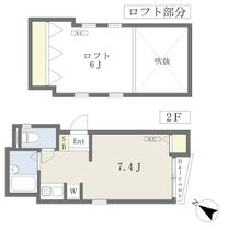 東京都世田谷区三宿１丁目（賃貸アパート1R・2階・19.71㎡） その2