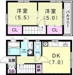 神戸市須磨区桜木町1丁目 2階建 築28年のイメージ