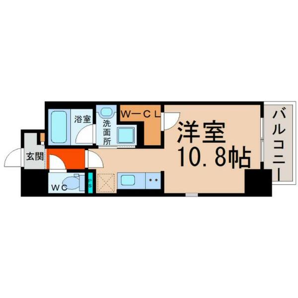 エスフィオーレ｜愛知県名古屋市港区港陽３丁目(賃貸マンション1R・6階・29.02㎡)の写真 その2