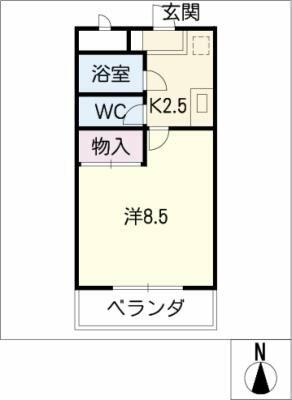 エクセレントホーム｜愛知県半田市亀崎高根町７丁目(賃貸マンション1K・4階・23.91㎡)の写真 その2