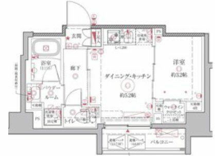 クレイシアＩＤＺ王子アーバンヒルズ 702｜東京都北区豊島２丁目(賃貸マンション1DK・7階・25.70㎡)の写真 その2