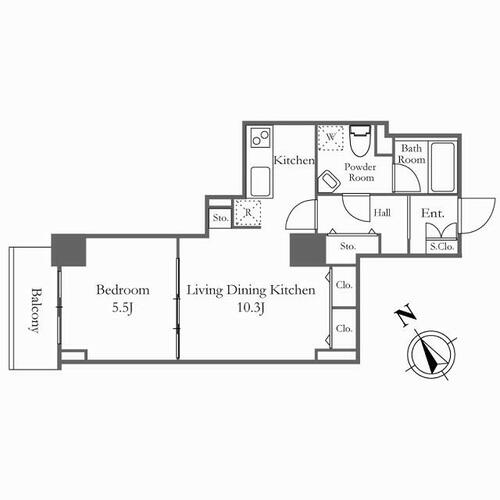 同じ建物の物件間取り写真 - ID:213103351894