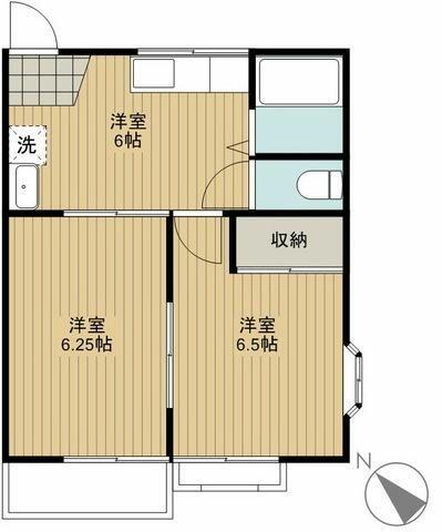 東京都杉並区久我山３丁目(賃貸アパート2DK・1階・36.40㎡)の写真 その2