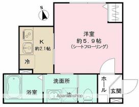 ＴＯＫＩＷＡＤＡＩ　ＭＡＮＳＩＯＮ 103 ｜ 東京都板橋区前野町２丁目（賃貸アパート1K・1階・21.24㎡） その2