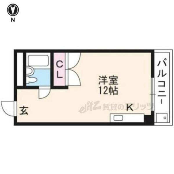 プレアール伏見深草２ 105｜京都府京都市伏見区深草泓ノ壺町(賃貸マンション1K・1階・22.78㎡)の写真 その2