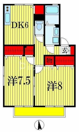 同じ建物の物件間取り写真 - ID:212042476724