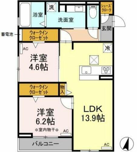 同じ建物の物件間取り写真 - ID:223032189702