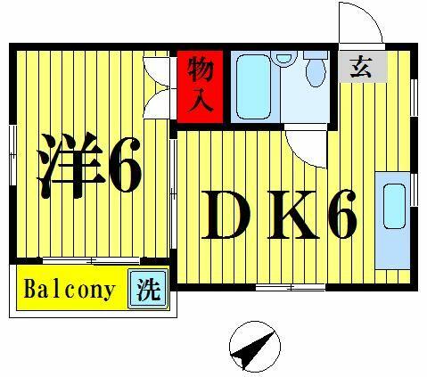 シェトワ竜田 302｜東京都足立区千住龍田町(賃貸マンション1DK・3階・25.00㎡)の写真 その2