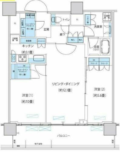 同じ建物の物件間取り写真 - ID:212042477393