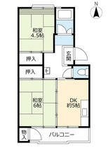 ＵＲ高森台 1060408 ｜ 愛知県春日井市高森台９丁目（賃貸マンション2DK・4階・41.00㎡） その2