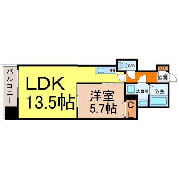 パルクメゾン鶴舞公園 601｜愛知県名古屋市中区千代田５丁目(賃貸マンション1LDK・6階・43.33㎡)の写真 その2