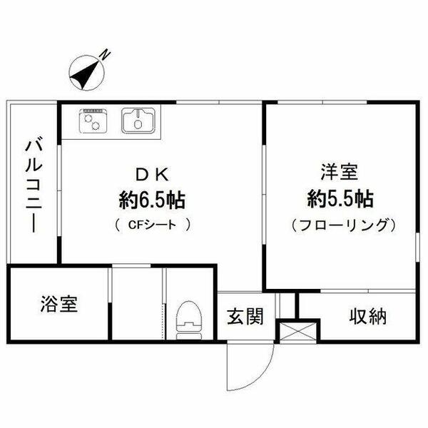 東京都世田谷区若林３丁目(賃貸マンション1DK・3階・35.97㎡)の写真 その2