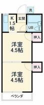 センターバレーⅡ 202 ｜ 神奈川県相模原市緑区橋本５丁目（賃貸アパート2K・2階・23.49㎡） その2