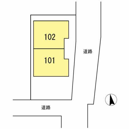 神奈川県川崎市中原区下沼部(賃貸アパート1LDK・1階・45.56㎡)の写真 その11