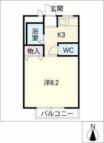 サンライズ福池  ｜ 愛知県名古屋市天白区福池２丁目（賃貸アパート1K・1階・23.77㎡） その2