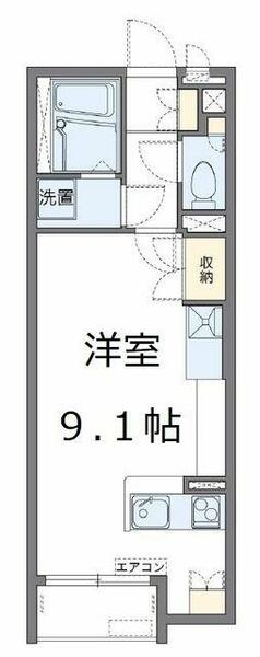 レオネクストなかた｜神奈川県横浜市泉区中田南４丁目(賃貸アパート1K・2階・26.50㎡)の写真 その2