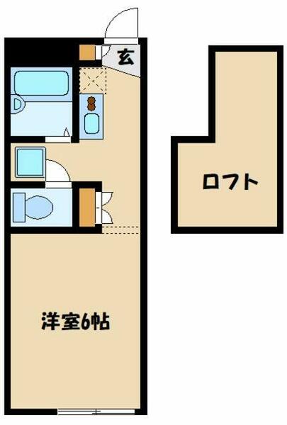 ベルポスト中央林間 202｜神奈川県大和市中央林間２丁目(賃貸アパート1K・2階・19.87㎡)の写真 その2