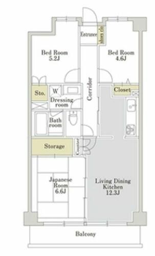 同じ建物の物件間取り写真 - ID:214055232733