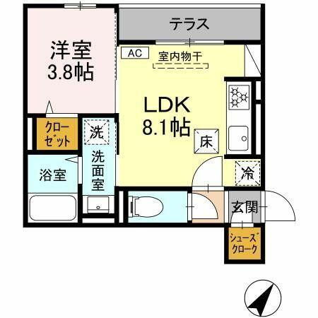 同じ建物の物件間取り写真 - ID:214055231768