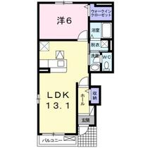 ラ・メルシー 101 ｜ 千葉県佐倉市城（賃貸アパート1LDK・1階・45.39㎡） その2