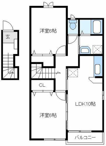 同じ建物の物件間取り写真 - ID:214055235793