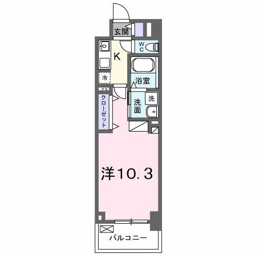 神奈川県横須賀市森崎１丁目(賃貸マンション1K・6階・30.98㎡)の写真 その2