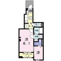 ヴァンベール 102 ｜ 福岡県古賀市日吉３丁目（賃貸アパート1K・1階・36.96㎡） その2