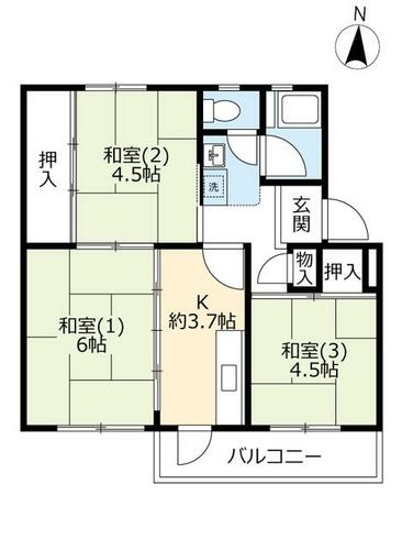 同じ建物の物件間取り写真 - ID:228049176287