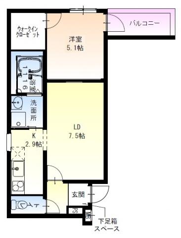 フジパレス日根野駅南Ⅱ番館 102｜大阪府泉佐野市日根野(賃貸アパート1LDK・1階・38.08㎡)の写真 その2