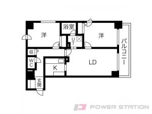 同じ建物の物件間取り写真 - ID:201022296670