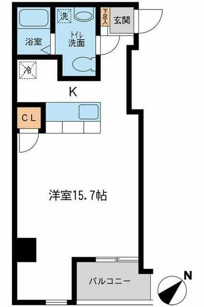 神奈川県横浜市港北区新横浜２丁目(賃貸マンション1R・2階・38.76㎡)の写真 その2